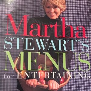 Martha Stewart's Menus for Entertaining Book